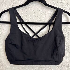Lululemon Sports Bra Black Size 12